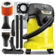 Пилосос вологого / сухого прибирання Karcher KWD 3 , 1000W, і 17 л,+ НАБІР ЩІТОК EU