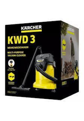 Пилосос вологого / сухого прибирання Karcher KWD 3 , 1000W, і 17 л,+ НАБІР ЩІТОК EU