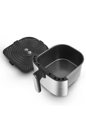 Фритюрниця Rohnson R2839, 4,5 л, 10 програм, 1500 Вт, Чорний / Срібний