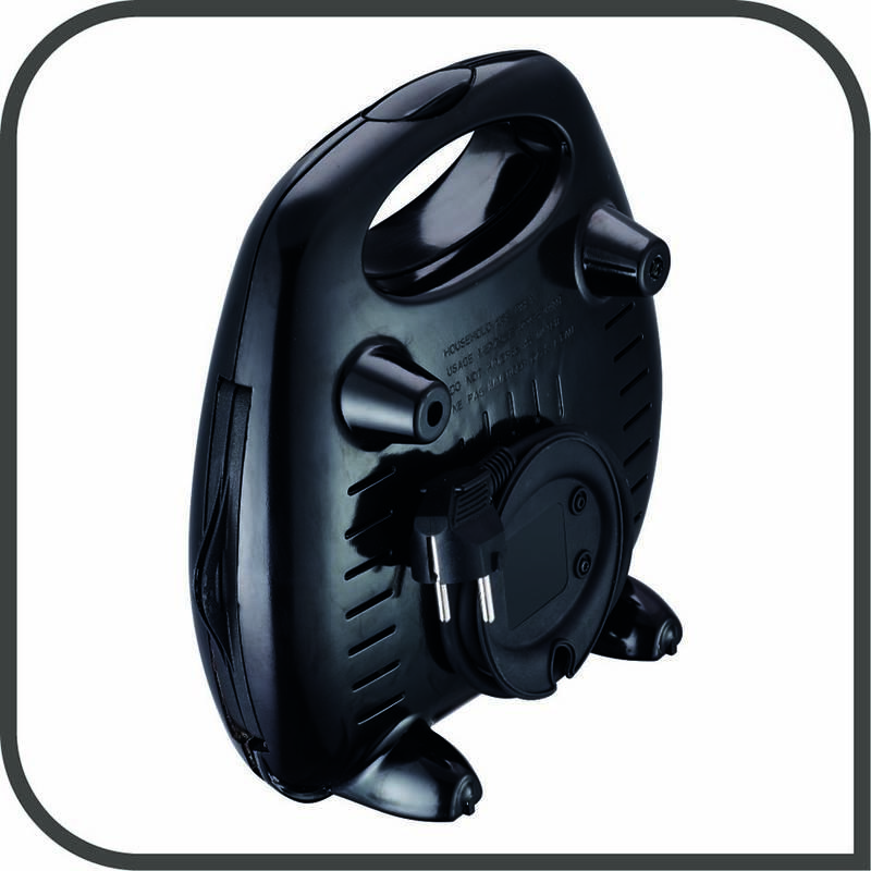 Сендвічниця TEFAL Break Time SW614831, 700W, 3 знімні пластини, чорно-срібний