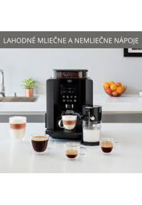 Автоматична екстрактор KRUPS Arabica Latte EA819E10, 1,7 л, 1450 Вт, 15 барів, антрацит