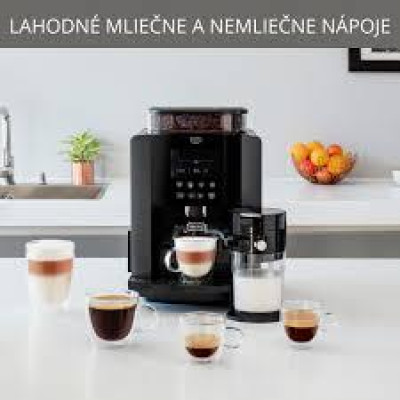 Автоматична екстрактор KRUPS Arabica Latte EA819E10, 1,7 л, 1450 Вт, 15 барів, антрацит