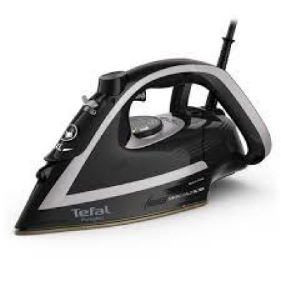 Праска TEFAL Puregliss FV8062E0, 3000 Вт, 280 г/хв, 270 мл, підошва Durilium AirGlide, чорно-сірий