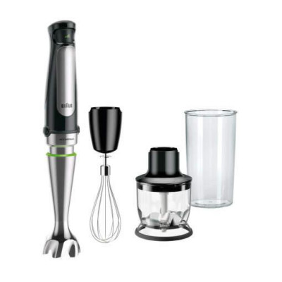 Змішувач вертикальний BRAUN Multiquick MQ7025X, 0,6л, 1000Вт, регульована швидкість,