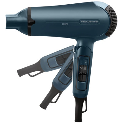 Фен Rowenta Nomad CV4753F0, 2200W, 2 швидкості, синій