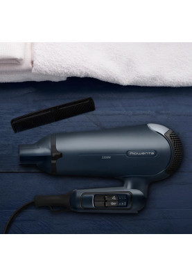 Фен Rowenta Nomad CV4753F0, 2200W, 2 швидкості, синій