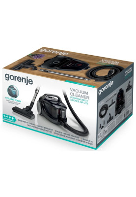 Пилосос без мішка GORENJE G Force Air Lite VCEA03GALBKCY, 3.3л, 700Вт, 67дБ, чорний