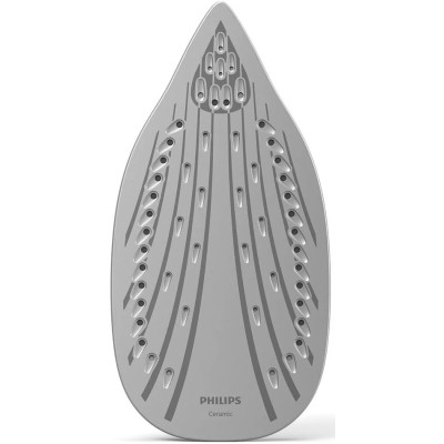Парова праска Philips DST3020/30, 2200W, Керамічна підошва, Антикапельна система, Біло-фіолетовий
