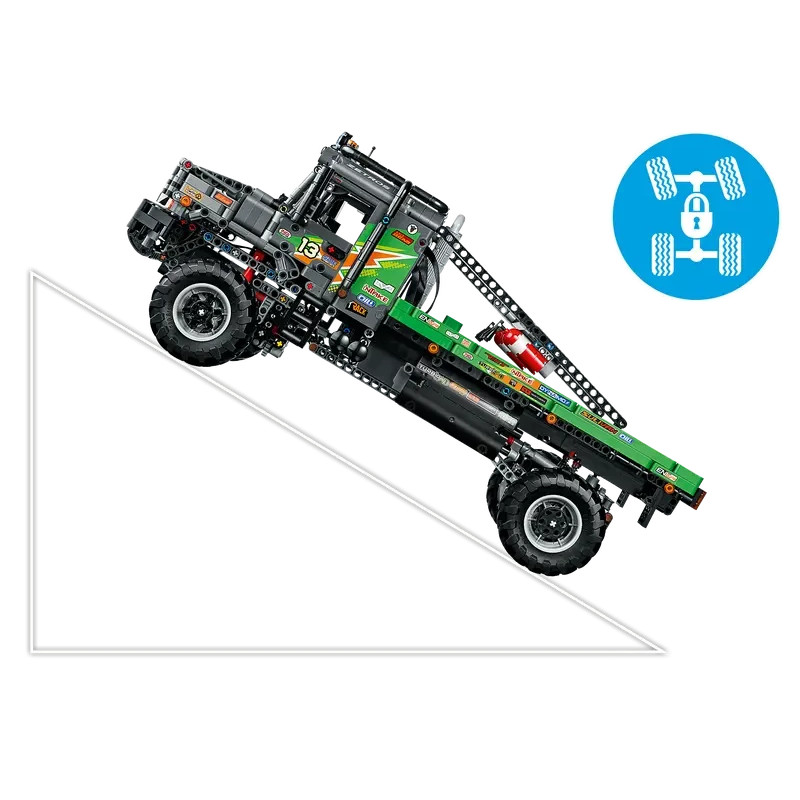 LEGO Technic: Випробувальна вантажівка Mercedes-Benz 4x4 42129, 12+ років, 2110