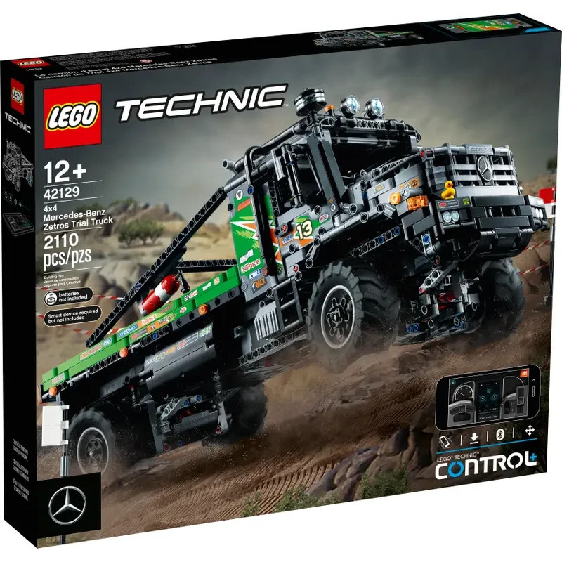 LEGO Technic: Випробувальна вантажівка Mercedes-Benz 4x4 42129, 12+ років, 2110