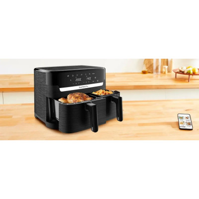 Фритюрниця Tefal Dual Easy Fry & Grill EY901N10,8.3Л. 7 програм приготування, LCD екран, автоматичне відключен