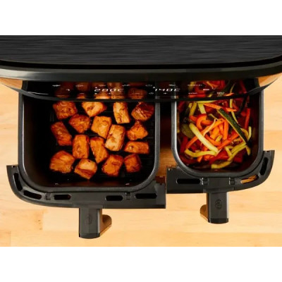 Фритюрниця Tefal Dual Easy Fry & Grill EY901N10,8.3Л. 7 програм приготування, LCD екран, автоматичне відключен