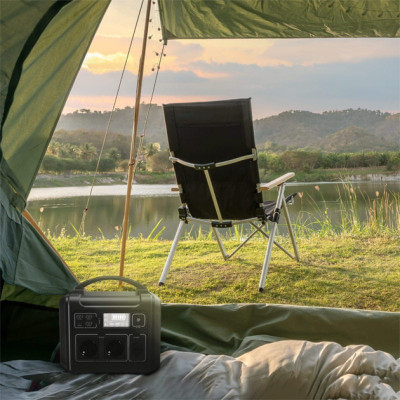 Зарядна станція EZVIZ PS300, 313Wh, 300W, USB C, USB A, Schuko, чорний