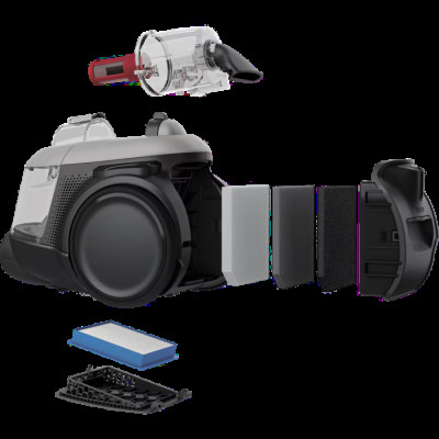 Пилосос безмішковий ELECTROLUX EL61A4UG, 1.6л, 700Вт, 74дБ, сіро-чорний