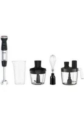 TEFAL Quickchef+ HB67G830, 0.8 л, 1000 Вт, 20 налаштувань швидкості, чорно-сріблястий