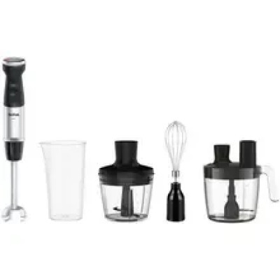 TEFAL Quickchef+ HB67G830, 0.8 л, 1000 Вт, 20 налаштувань швидкості, чорно-сріблястий TEFAL Quickchef+ HB67G830, 0.8 л, 1000 Вт, 20 налаштувань швидкості, чорно-сріблястий