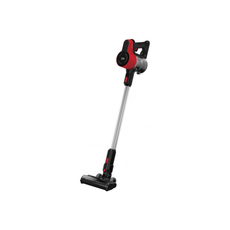 Вертикальний пилосос BEKO ErgoClean VRT50121VR, 0.55л, 21.6В, автономія макс. 45 хв, червоно-чорний