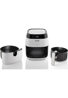 Фритюрниця GORENJE AF1409DW, 3.5л, 1400Вт, чорно-біла