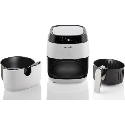Фритюрниця GORENJE AF1409DW, 3.5л, 1400Вт, чорно-біла