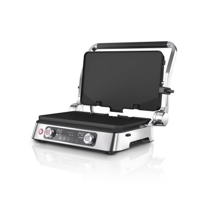 Електричний гриль BRAUN MultiGrill 9 Pro CG9140, 2200 Вт, сріблясто-чорний
