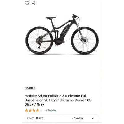 Haibike Sduro FullNine 3.0 Electric Full Suspension 2019 29