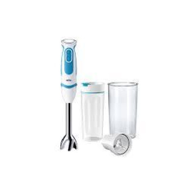 Ручний блендер Braun Multi Quick 5 MQ 5251 WHBL / 1000 Вт / 0,6 л / 21 швидкість / білий/синій