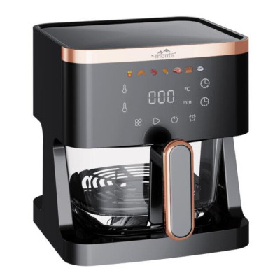 Monte Мультипіч MT-2715, 1350Вт, чаша 4.5л скло, сенсор, 7+1 програм, колір: чорний