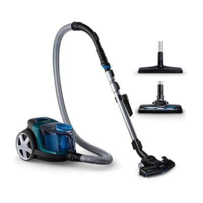 Пилосос без мішка PHILIPS PowerPro Compact FC9334/09, 1.5 л, 900 Вт, 76 дБ, зелено-чорний