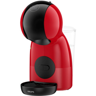 Капсульна кавоварка KRUPS Dolce Gusto Piccolo XS KP1A3510, 0.8 л, 1600 Вт, 15 бар, червоно-чорна