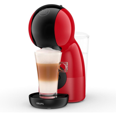 Капсульна кавоварка KRUPS Dolce Gusto Piccolo XS KP1A3510, 0.8 л, 1600 Вт, 15 бар, червоно-чорна