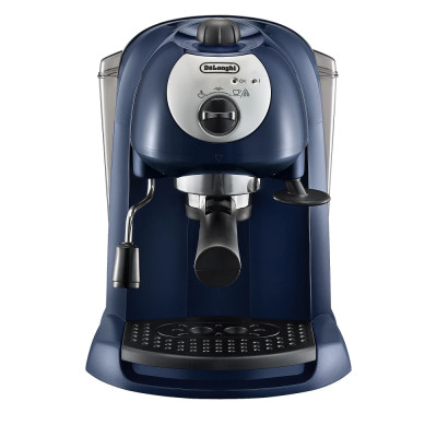 Ручна еспресо-машина DeLonghi EC191CD, 15 бар, 1 літр, 1100 Вт, темно-синій колір