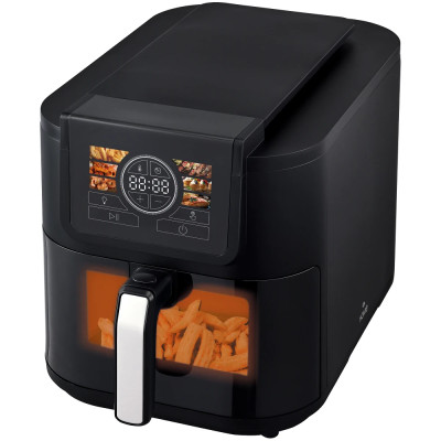 Фритюрниця Carrefour Home HAF8LAI1700-25, 8 літрів, 1700 Вт, чорна