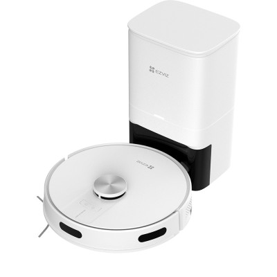 Робот-пилосос EZVIZ RE4 Plus, 0,35 л, 24,1 В, максимальна автономність 240 хв, Wi-Fi, функція миття підлоги, білий