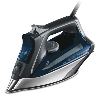 Праска ROWENTA Pro Master DW8221D1, 2800 Вт, 200 г/хв, 310 мл, підошва Microsteam 400 Laser, темно-синьо-срібляста