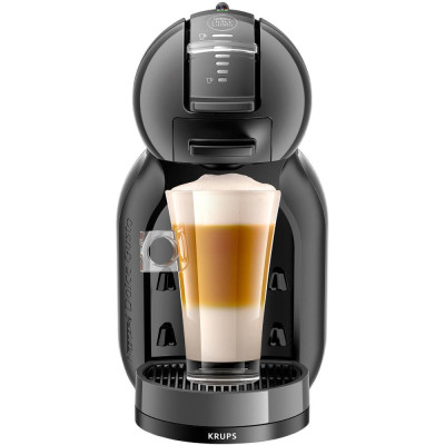Кавоварка капсульна KRUPS Dolce Gusto Mini Me KP123810, 0.8л, 1500Вт, 15 бар, темно-сіро-чорний