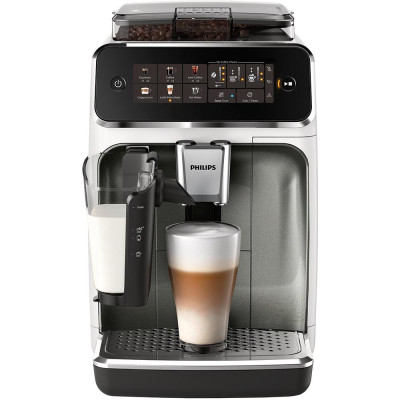 Автоматична еспресо-машина PHILIPS S3300 LatteGo EP3343/70, 1.8 л, 1500 Вт, 15 бар, чорно-біла