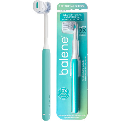 Balene Manual Toothbrush Soft Aquamarine (M3MAQUA)
