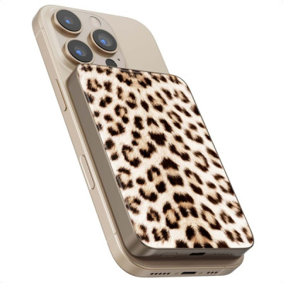 Selencia Vivid MagSafe Powerbank 5000mAh Black-Leopard Selencia Vivid MagSafe Powerbank 5000mAh Black-Leopard