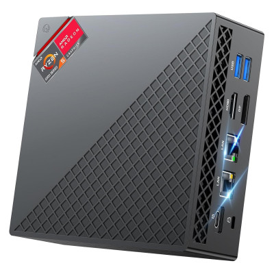 NiPoGi AM06 Pro Black (AMD Ryzen 5 7430U / 16GB RAM / 512GB SSD / AMD Radeon Graphics / Windows 11)