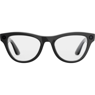 Ray-Ban Meta Skyler Gen 2 Standard Shiny Black Frame / Clear Lenses (RW4014 601/SB 52-20)