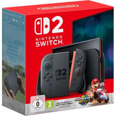 Nintendo Switch 2 Black Mario Kart World Bundle (0045496321529) * Nintendo Switch 2 Black Mario Kart World Bundle (0045496321529) *