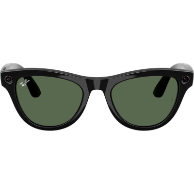 Ray-Ban Meta Skyler Gen 2 Standard Shiny Black Frame / G-15 Green Lenses (RW4014 601/71 52-20)