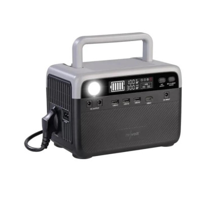 Revolt Powerstation Solar-Generator 230Wh, 230 V, 300 W (ZX-3735-675)