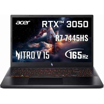 Acer Nitro V15 AI ANV15-42-ROLW (NH.QV4EX.006) Obsidian Black (15,6 / IPS / 1920x1080 / 165Hz / AMD Ryzen 5 7640HS / 16GB RAM / 512GB SSD / RTX 4050 / DOS)