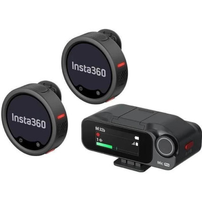 Insta360 Mic Pro (2TX + 1RX) Black (6942590200771)