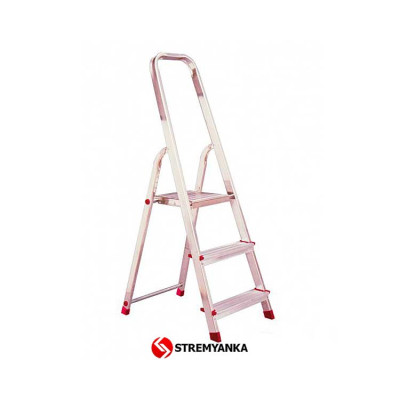 Драбина 3-секц. розкл. 3*14сх. 3,8- 9,74м мет.розтяжка