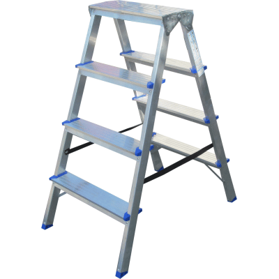 Стремянка 4сх. верх.сх. 0,95м, двостороння DHR404