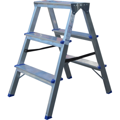 Стремянка 3сх. верх.сх. 0,72м, двостороння  DHR403