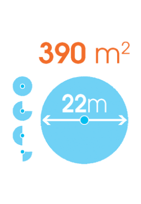Дощувач імпульсний ( головка) Testina Impact 3/4"  полив до 390м2