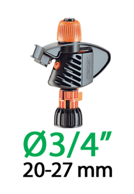 Дощувач імпульсний ( головка) Testina Impact 3/4"  полив до 390м2